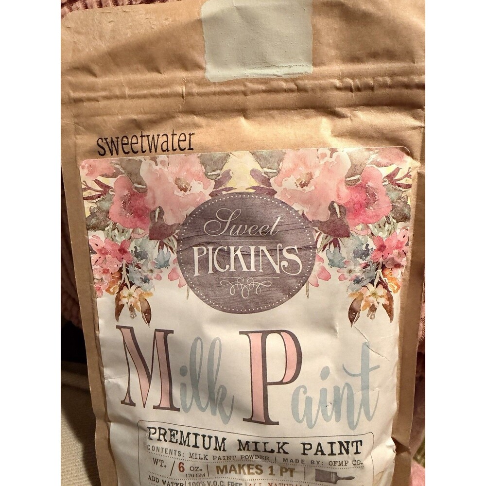 NEW Sweet Pickins Milk Paint SWEETWATER 6 Oz ( Makes 1 Pint when added to water)